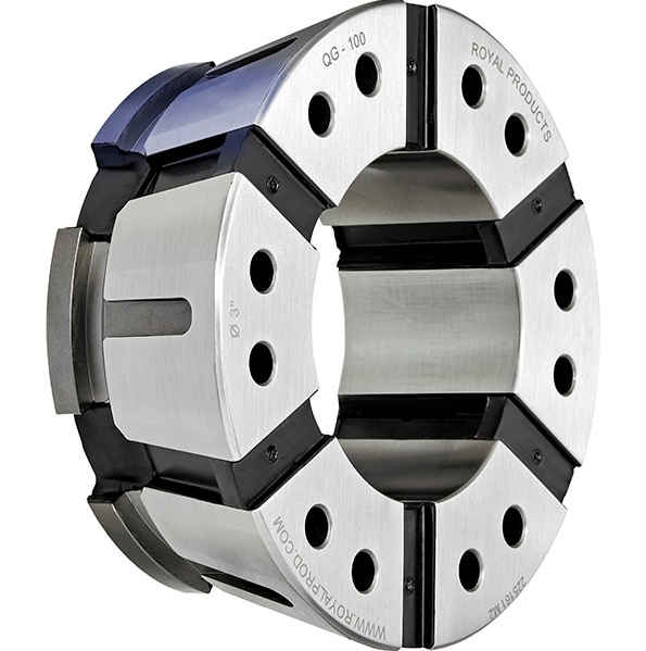 Picture of 63112 Royal 50 mm Serrated Bore QG-100 Quick Grip Round Metric Collet